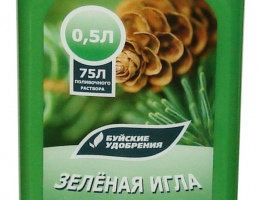 Зеленая игла 0,5л ЖКУ (ср-во от побурения хвои)