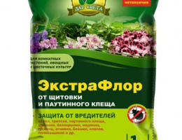 ЭкстраФлор №9 от Щитовки и Паутин Клеща 1гр